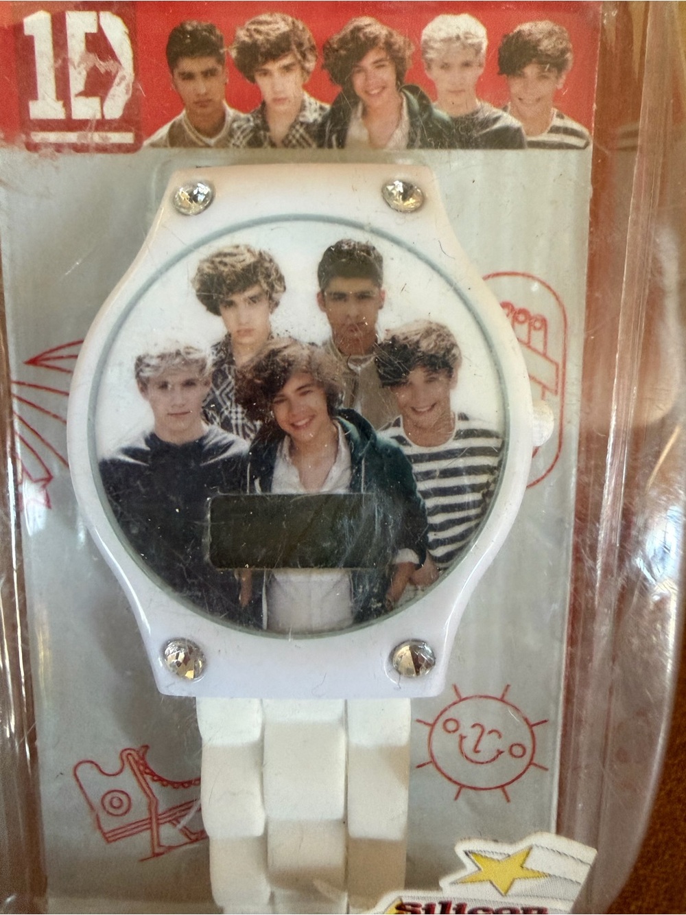 White Novelty Silicone Digital Watch with Band